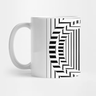 Black and white Geometric modern Mug